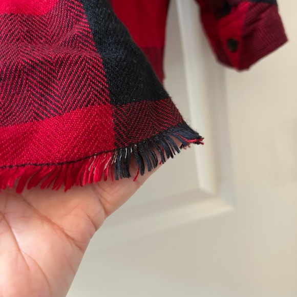 RAILS Larsson Embroidered button down in crimson jet. Tribal. Buffalo check. EUC - Picture 5 of 13